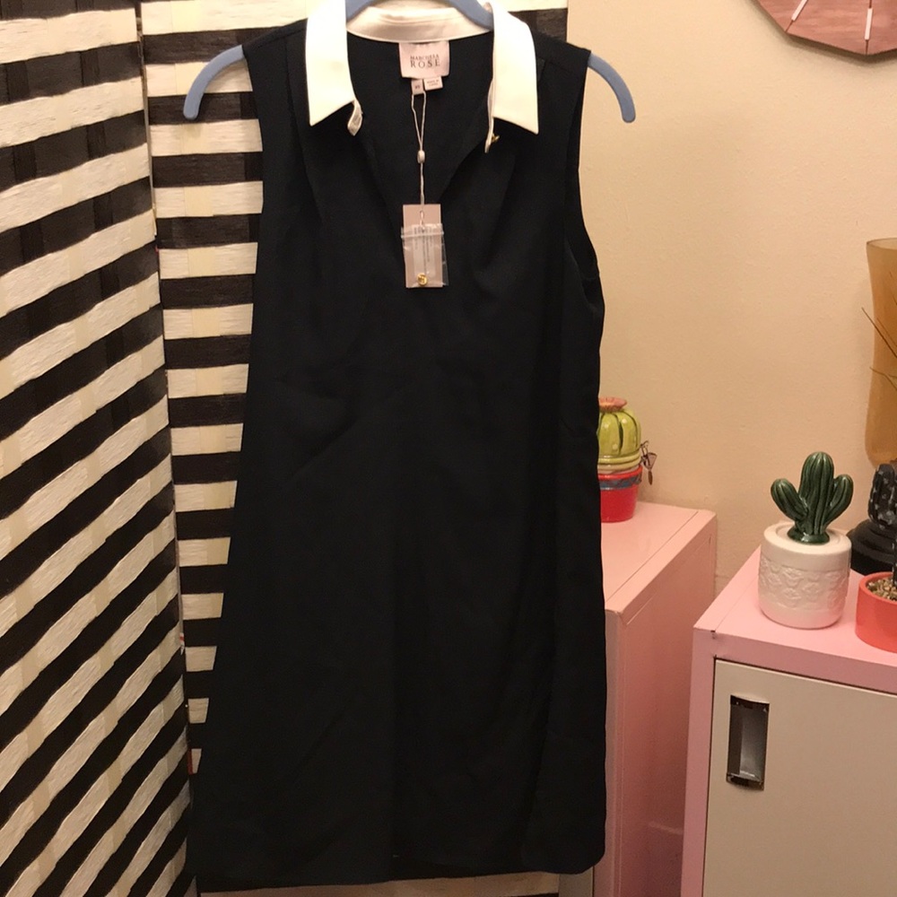 BNWT Marchesa Rose Collared Swing Dress